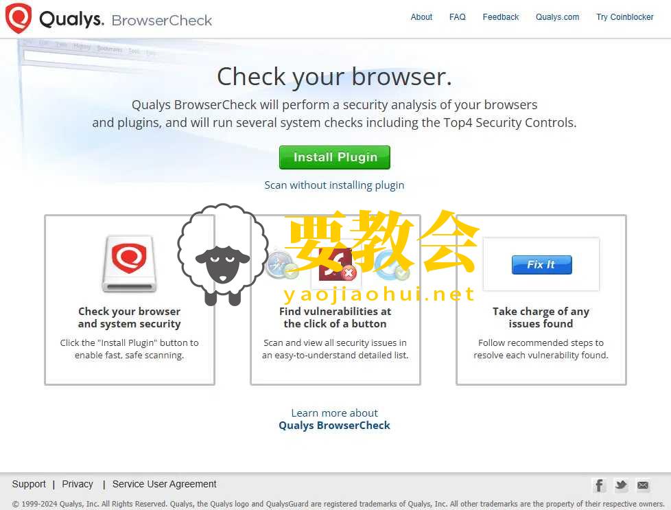 Qualys BrowserCheck Qualys BrowserCheck